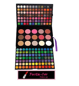 Paleta de 168 sombras + 9 blushes + 6 pós