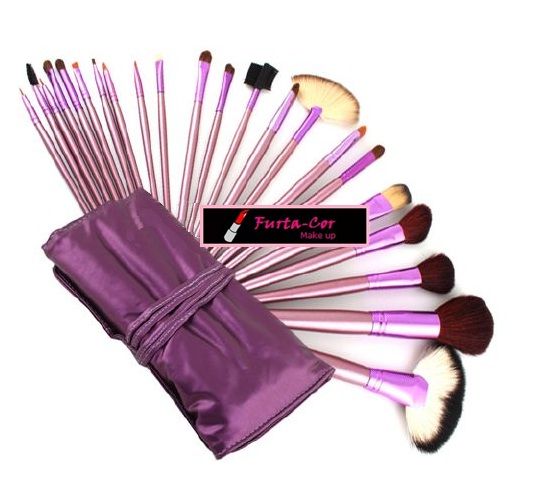 Kit com 22 pincéis - Roxo