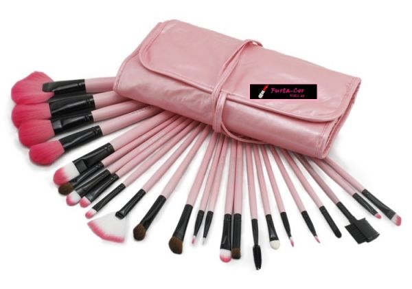 Kit com 24 pincéis - Pink