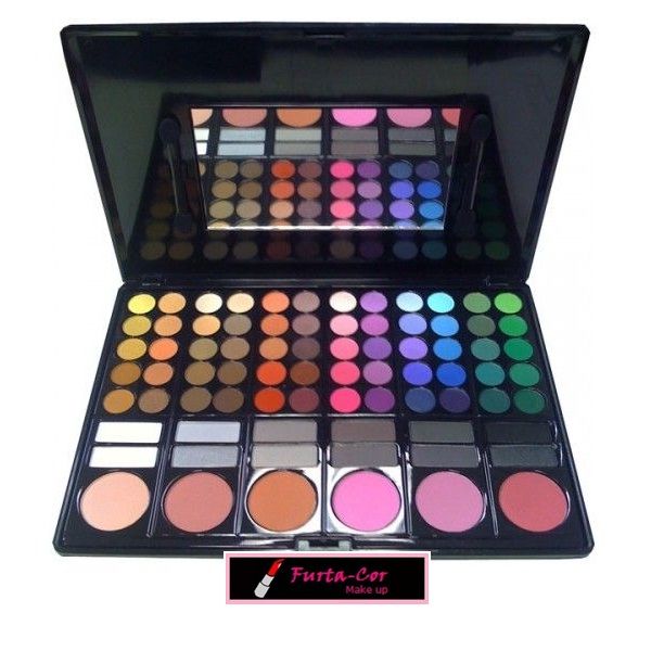 Paleta de 72 sombras + 6 blushes - Modelo A