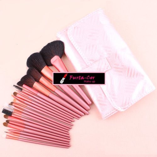 Kit com 20 pincéis - Pink